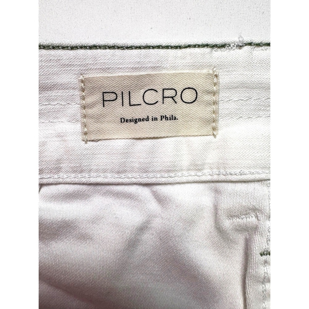 Pilcro Wanderer Pants Tall 27T Relaxed Embroidered High Rise Straight Leg Boho - Picture 3 of 11